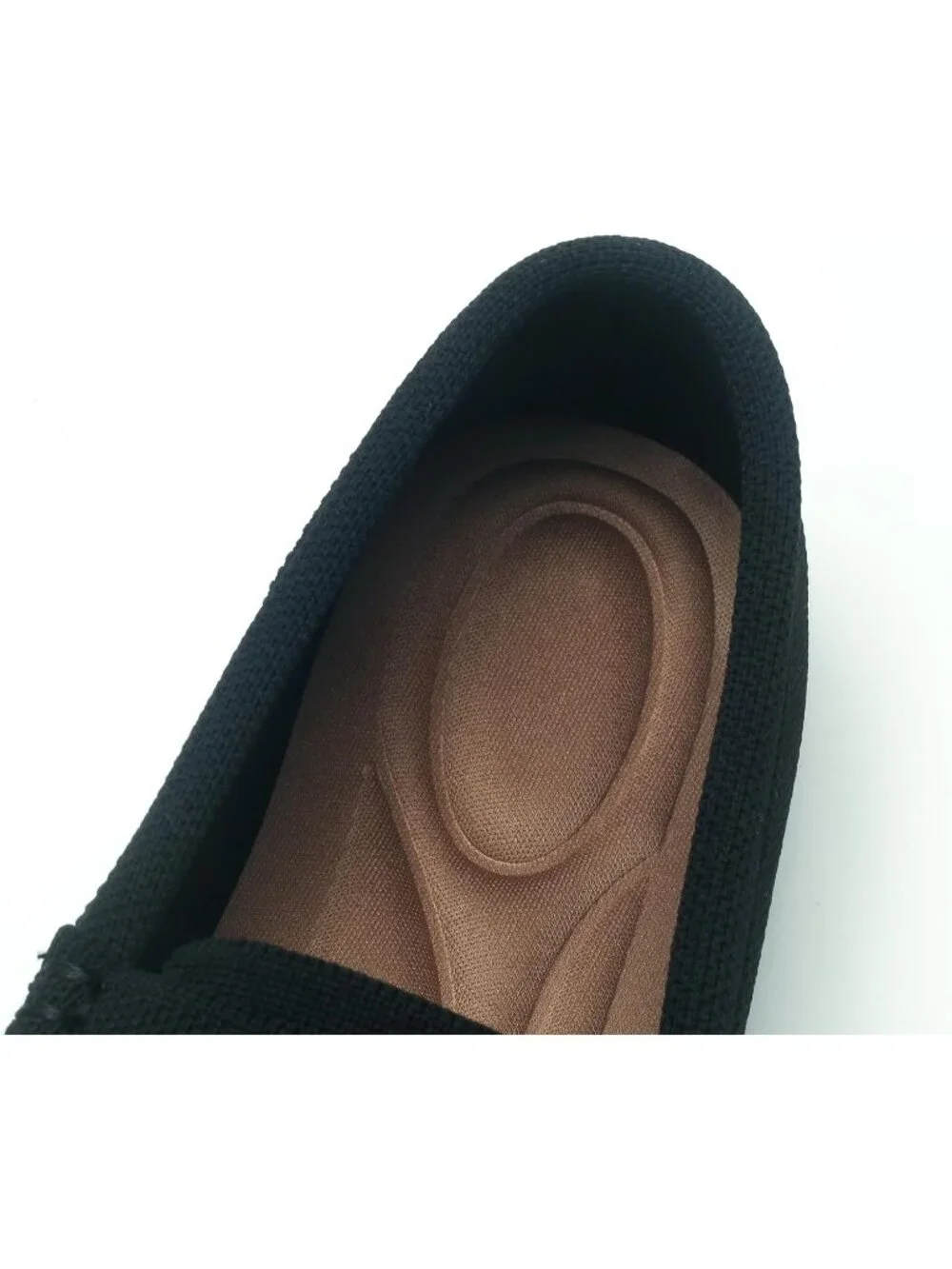 🆕Women's Black Lightweight Knitted Loafers Casual Flat Shoes Comfortable